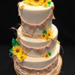 Sunflower Wedding Cake